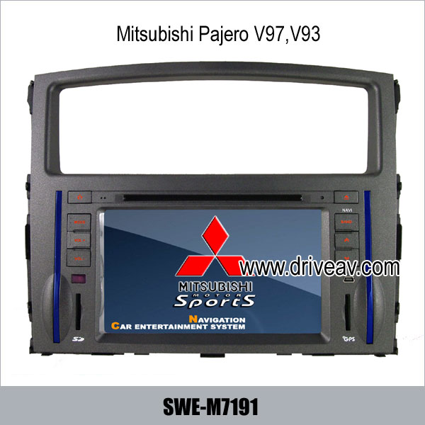 Mitsubishi Pajero V97,V93 OEM radio Car DVD Player GPS navi TV stereo ipod SWE-M7191
